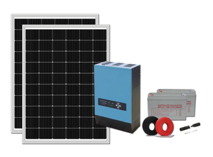 Гибридная солнечная энергетическая система мощностью 5 кВт